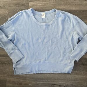 Aerie Soft Sky Blue Crew Neck Sweater